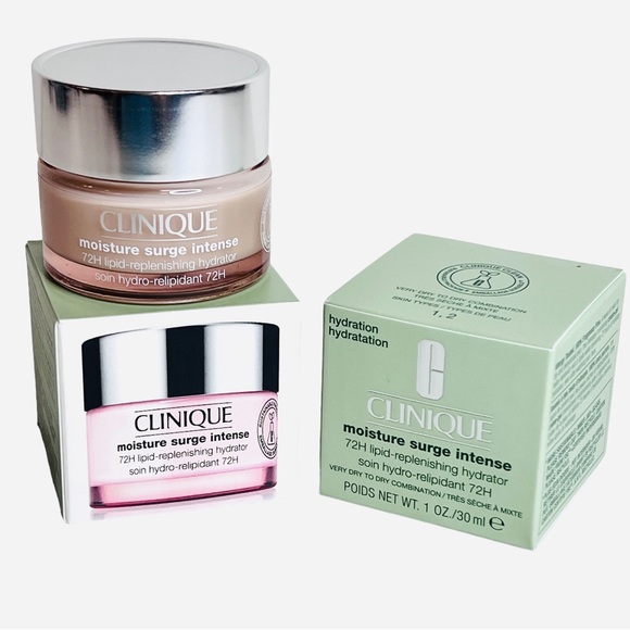 Clinique Other - Clinique Moisture Surge Intense 72H Lipid-Replenishing Hydrator 1oz Lot of 2